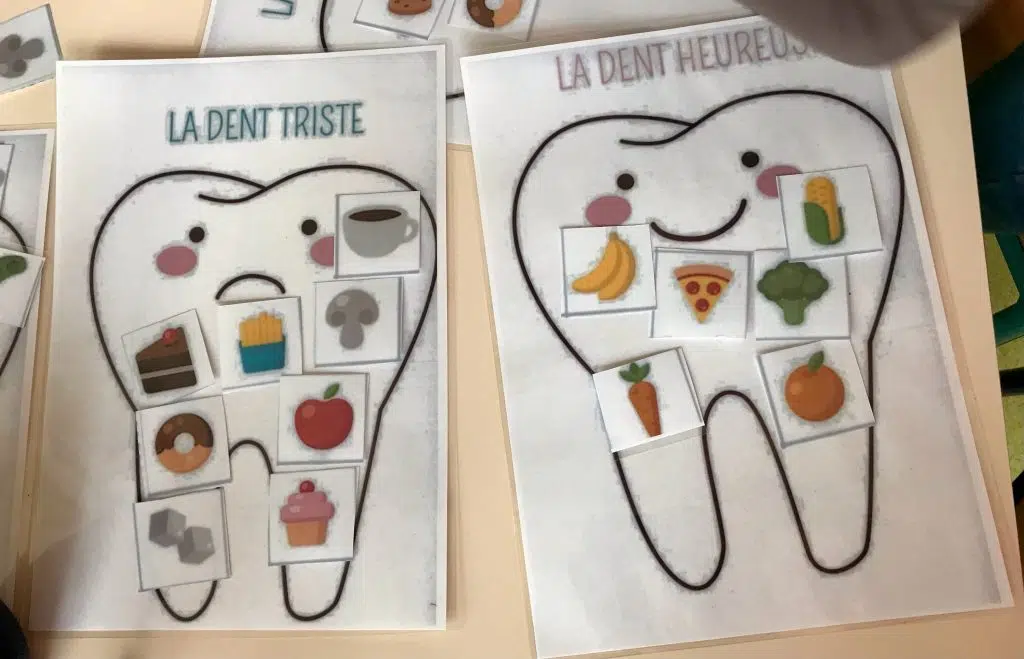 atelier bucco-dentaire avec des enfants