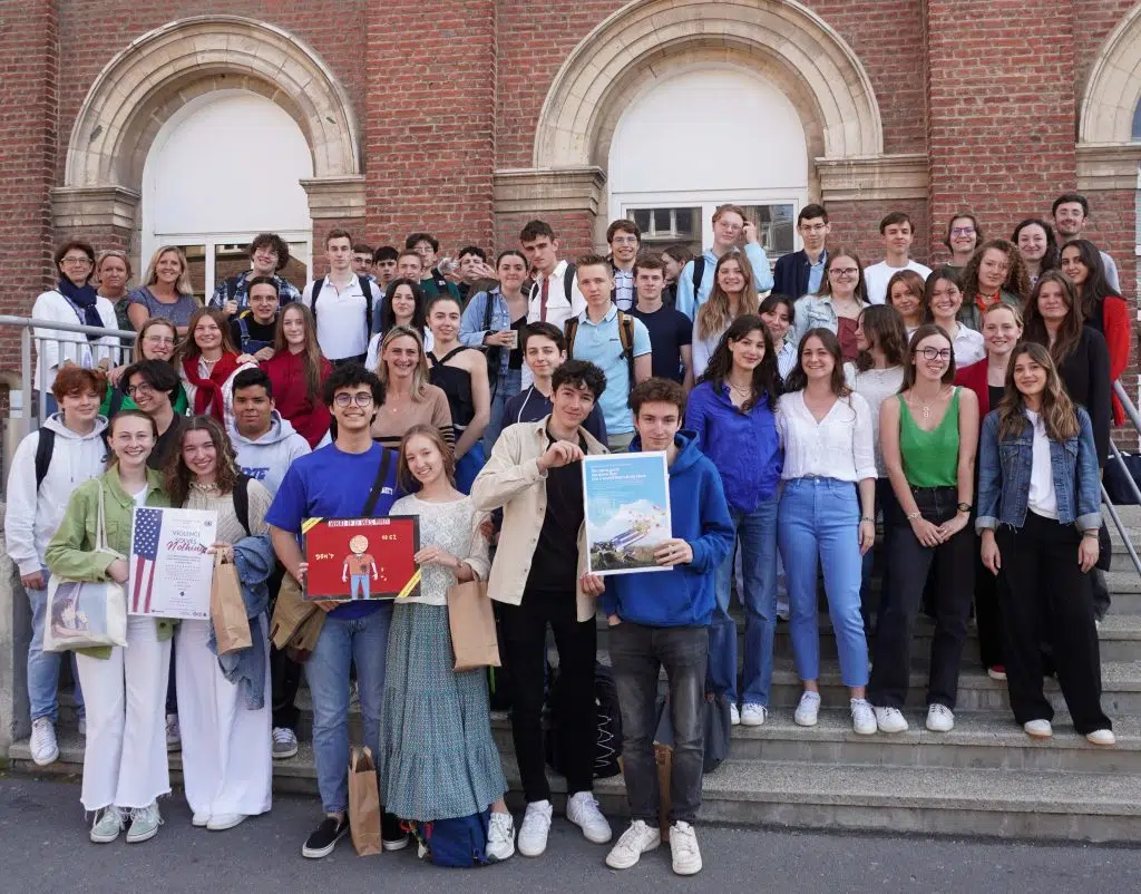Groupe lycéens lycée Baudimont Arras
