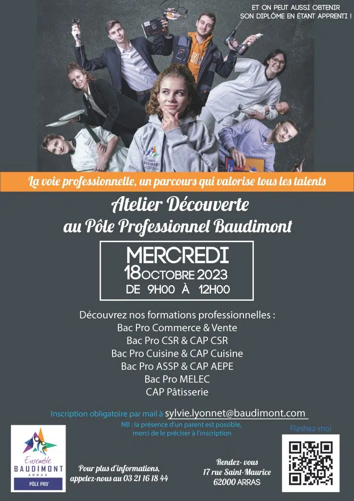 ateliers découvertes du pole pro Baudimont