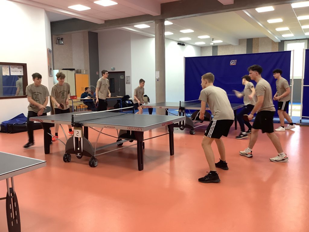 tennis de table lycéens collégien