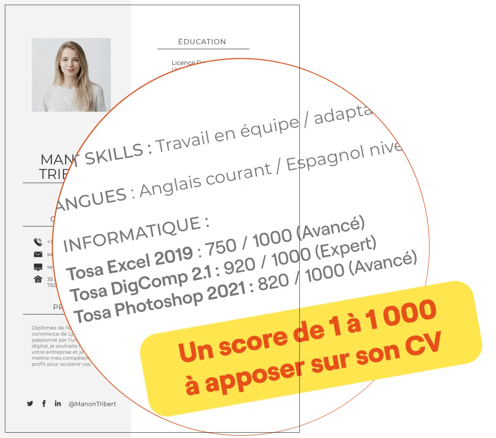 image CV Tosa