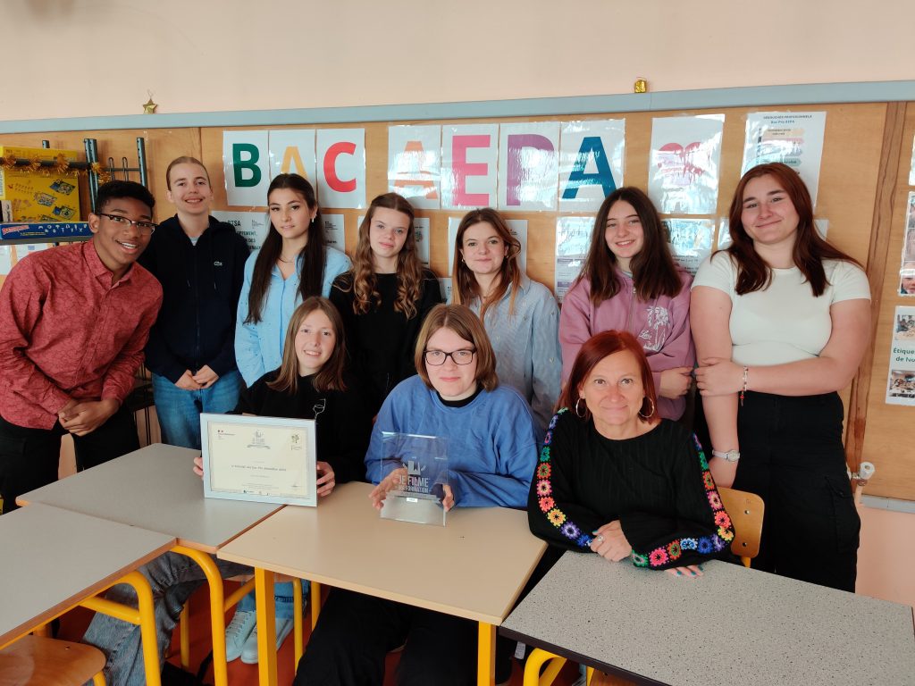 L’argent pour le Bac Pro AEPA au Concours « Je filme ma formation » !