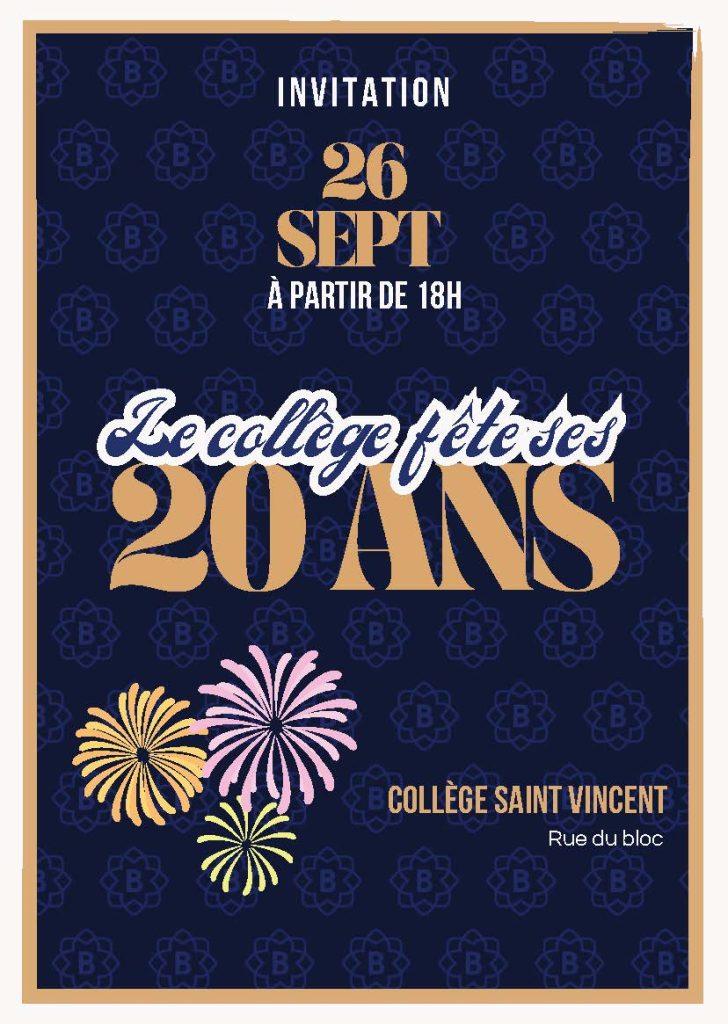 Les 20 ans du Collège Baudimont-Saint-Vincent