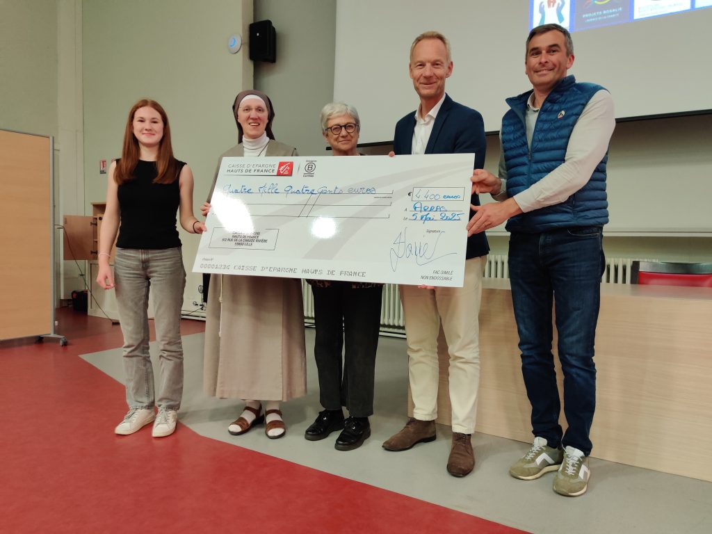 Pasta Solidaire : quatre chèques de 1100 euros pour quatre associations